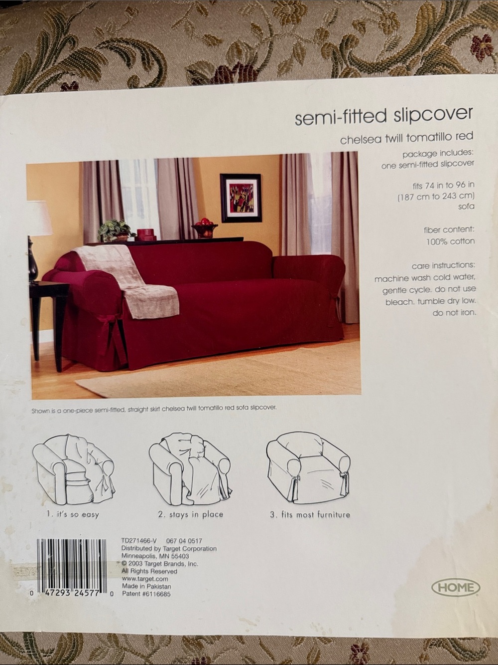 Sure Fit Sofa and Large Chair Slipcover